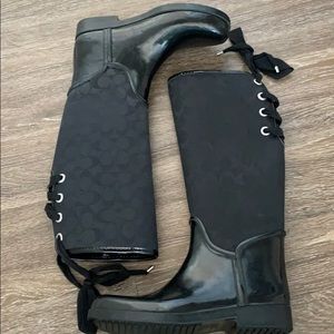 Waterproof Coach Rainboots
